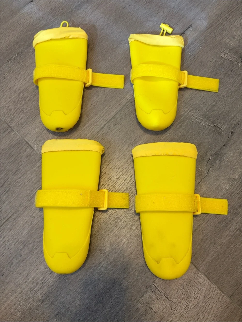 Yellow Canada Pooch Waterproof Rain Boots for Dogs
